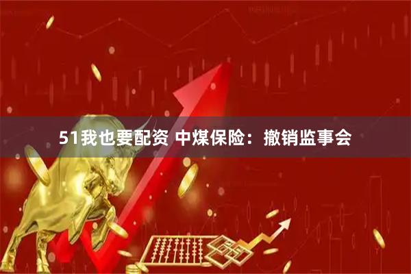 51我也要配资 中煤保险：撤销监事会