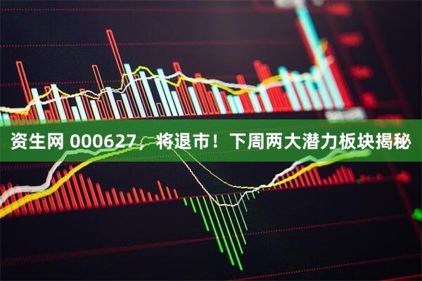 资生网 000627，将退市！下周两大潜力板块揭秘